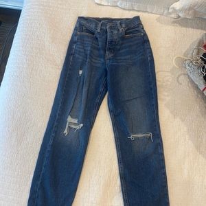 Old navy sky-hi straight high rise jeans. Size 4